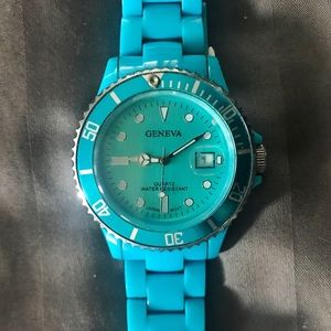 Geneva Aqua Blue Watch